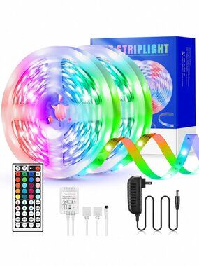 YORMICK 32FT RGB LED Strip Lights Remote Color Changing NWT